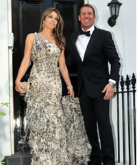 elizabeth hurley gets engaged with shane warne