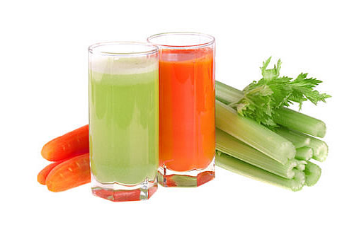 Fresh vegetable juices