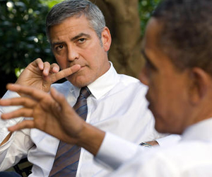 George Clooney and Obama Fundraiser