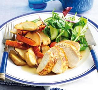 Speedy Roast Chicken and Vegetables Recipe