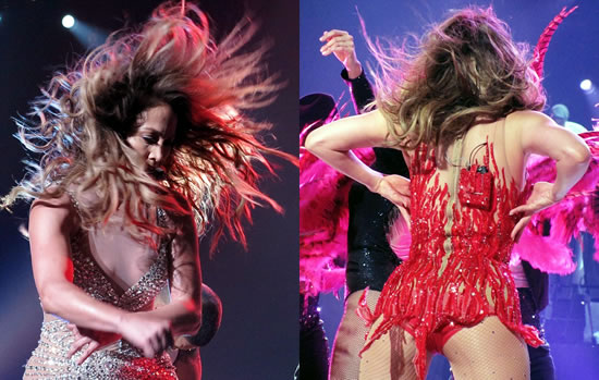 Jennifer Lopez at London Arena show