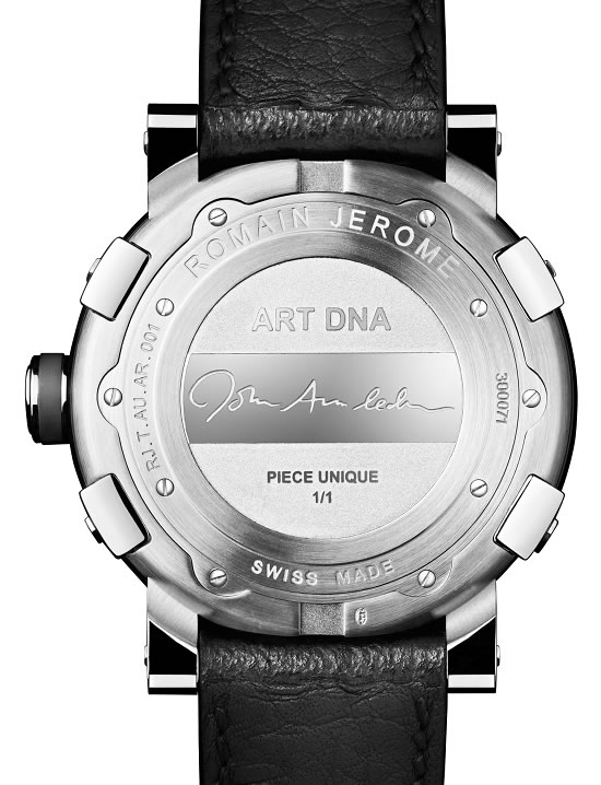 RJ watch collection by John M Armleder features Skull Motif
