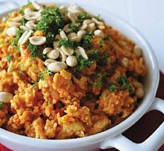 Peanut Chicken and Rice Recipe