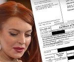 Lindsay Lohan Proof Im Paying Taxes