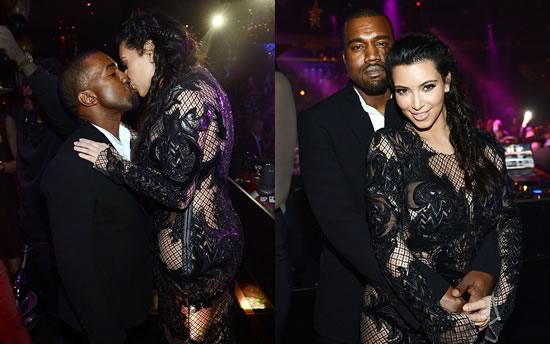 Pregnant Kim Kardashian and Kanye West