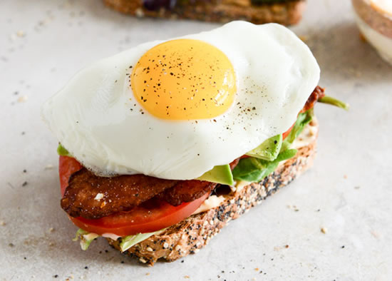 Breakfast Sandwiches With Avocados, Spicy Mayonnaise