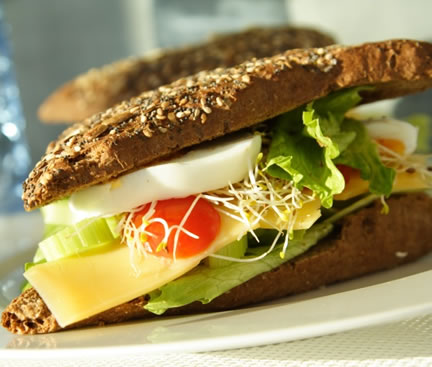 Vegetarian Breakfast Sandwiches