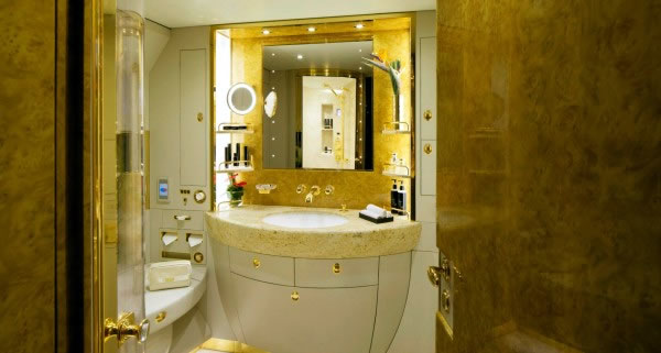 Emirates Private Jet Bathroom