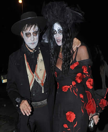 Kate Moss and Jamie Hince Halloween party