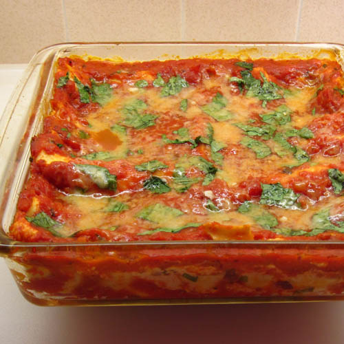 Lasagna Italian foods