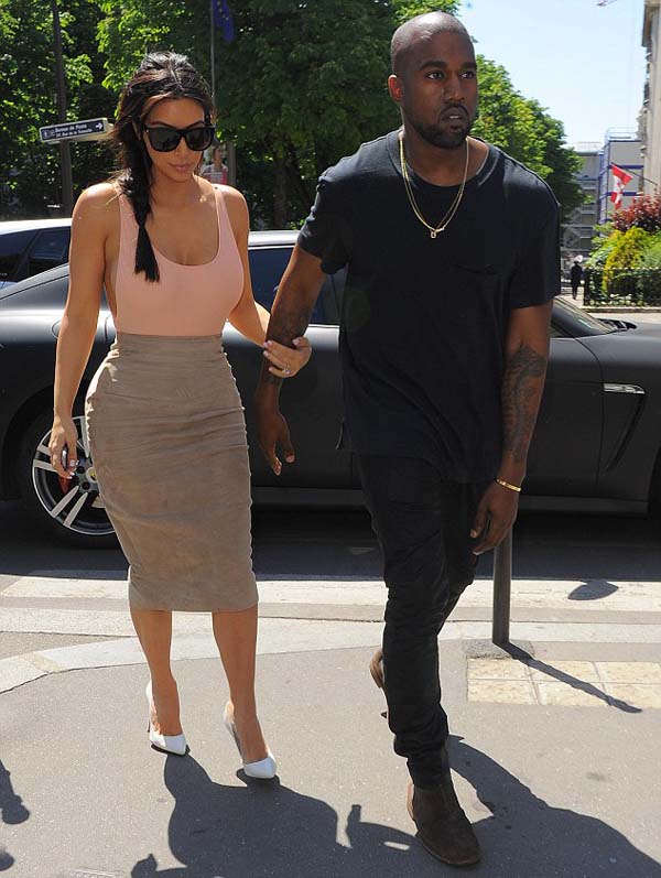 Kim Kardashian and kany west photos