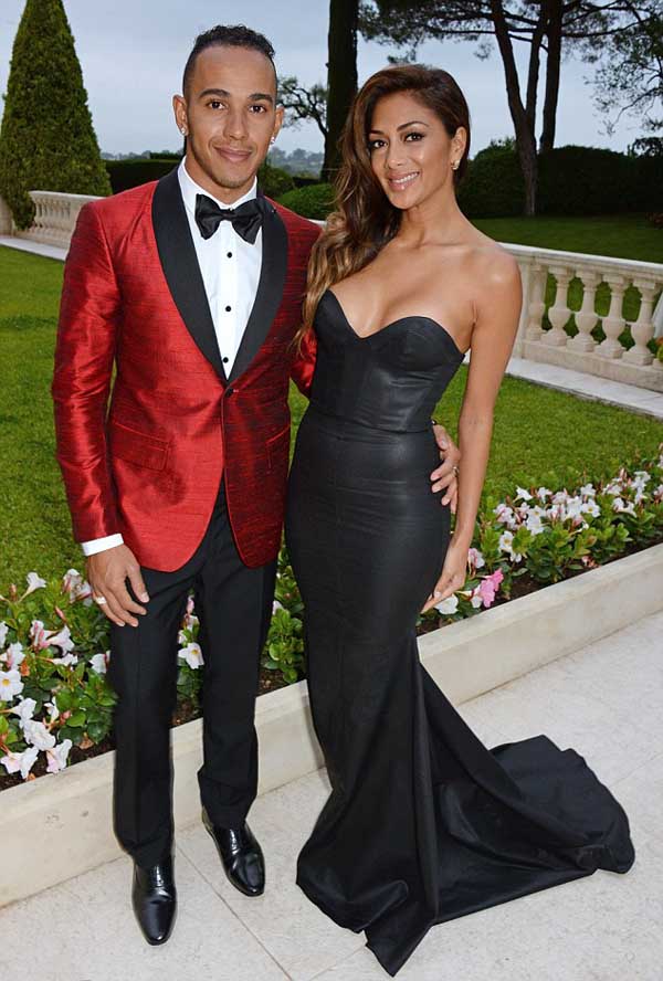 Lewis Hamilton and Nicole Scherzinger 