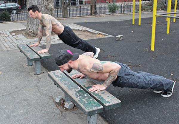 Incline Push-up for men