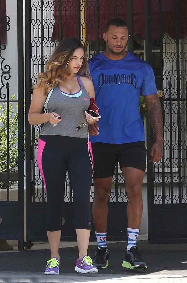 Kelly Brook and David McIntosh