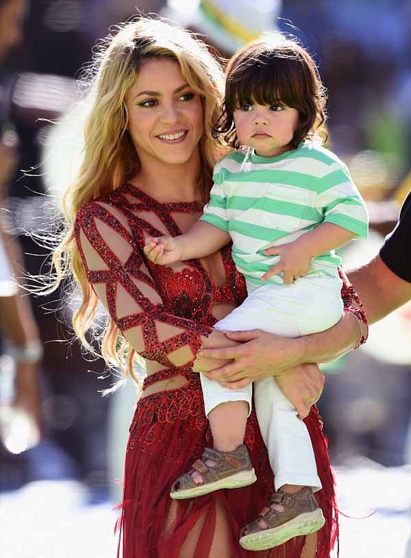 Shakira and her Son