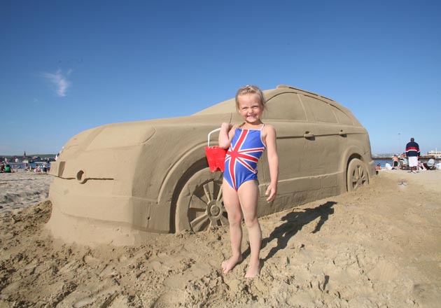 25,000 cars full of sand (inadvertently) driven away from Britis