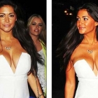  Casey Batchelor puts her reduced cleavage on display