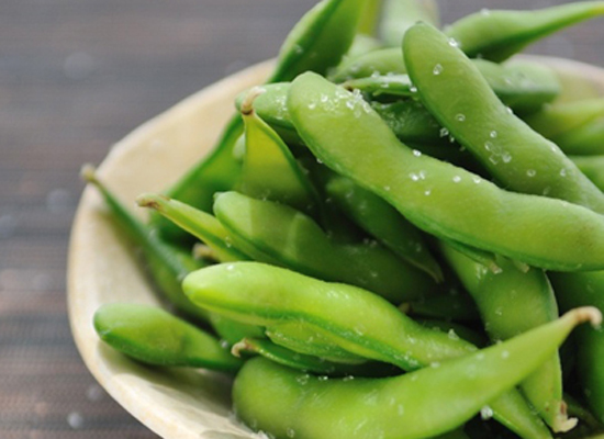 Boiled edamame