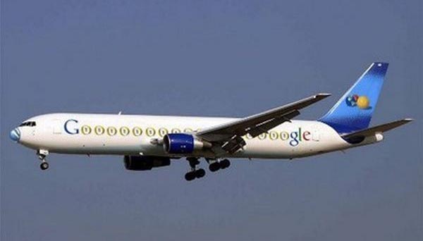 Sergey Brin and Larry Page - Boeing 767-200
