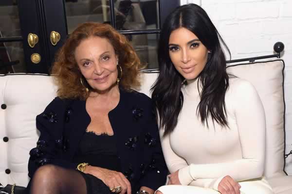 Diane von Furstenberg and Kim Kardashian