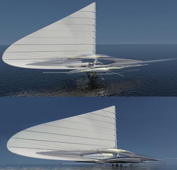 Futuristic_TRIMARAN yacht_with_solar_panels_6