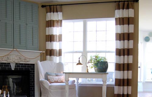 Horizontal Stripe Curtains