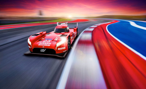 The new Nissan GT-R LM NISMO testing in preparation for its 2015 FIA World Endurance Championship and Le Mans 24 Hours debut.