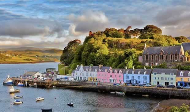 Portree in Scotland