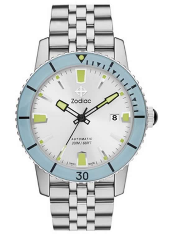 Zodiac 'Sea Wolf' Automatic Bracelet Watch for Men