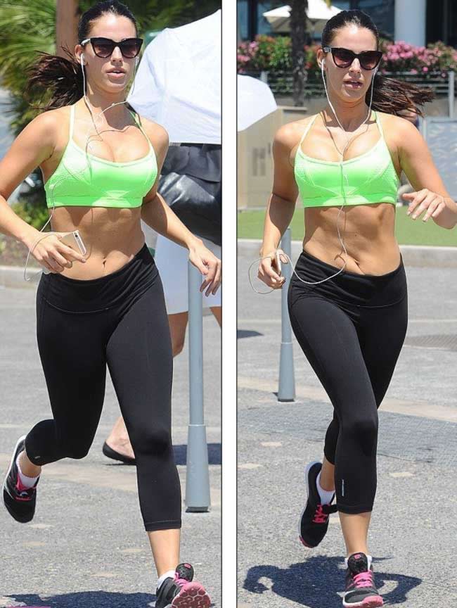 Jessica_Lowndes_neon_green_sports_bra_4