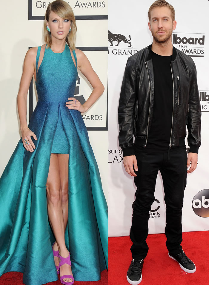 Taylor Swift and Calvin Harris 