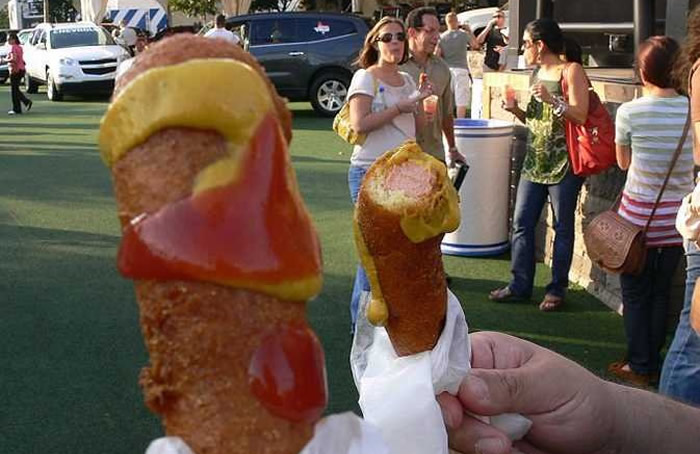 Corn dogs are a food