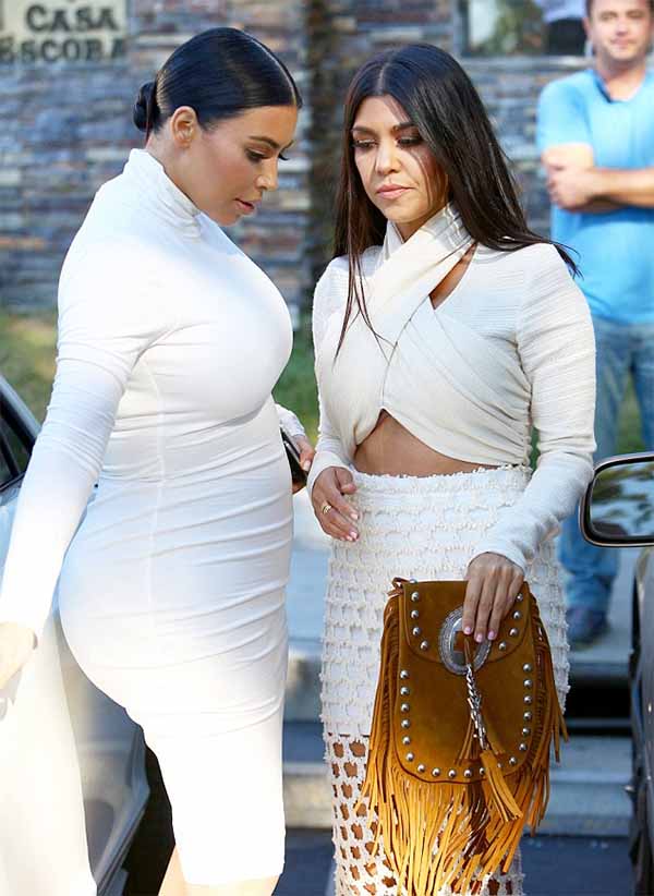 Kim Kardashian Baby Bump