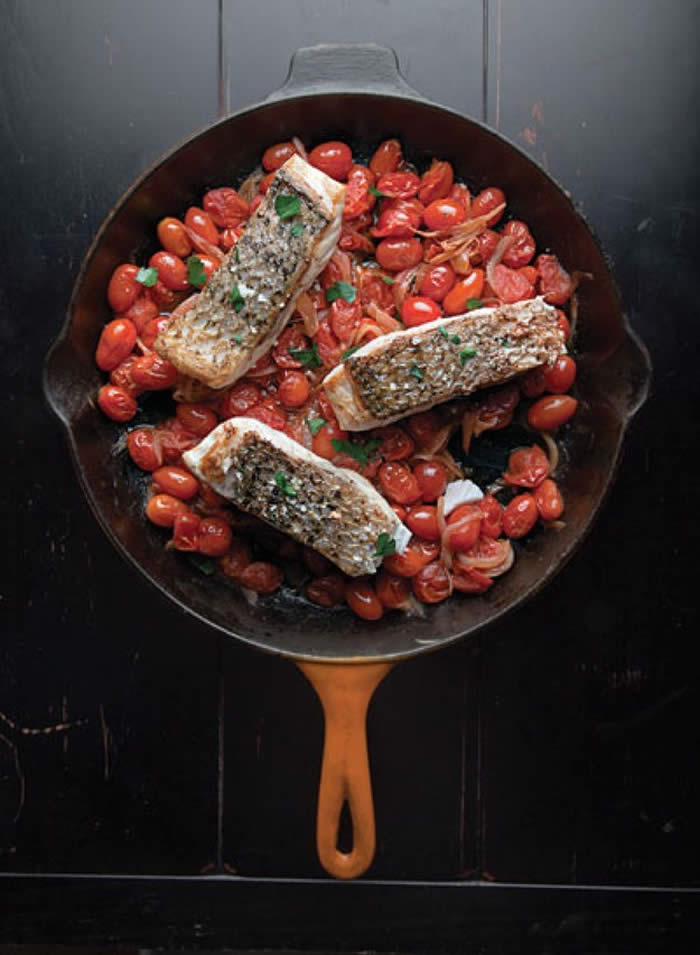3. One-Pan Fish Fillets in Tomato Sauce