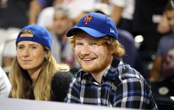 Ed Sheeran enjoys date night with school friend