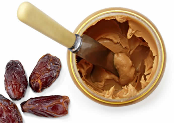 Dates and peanut butter