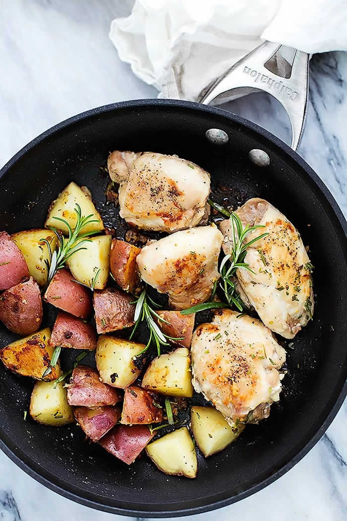 One-Pan Rosemary Chicken and Potatoes
