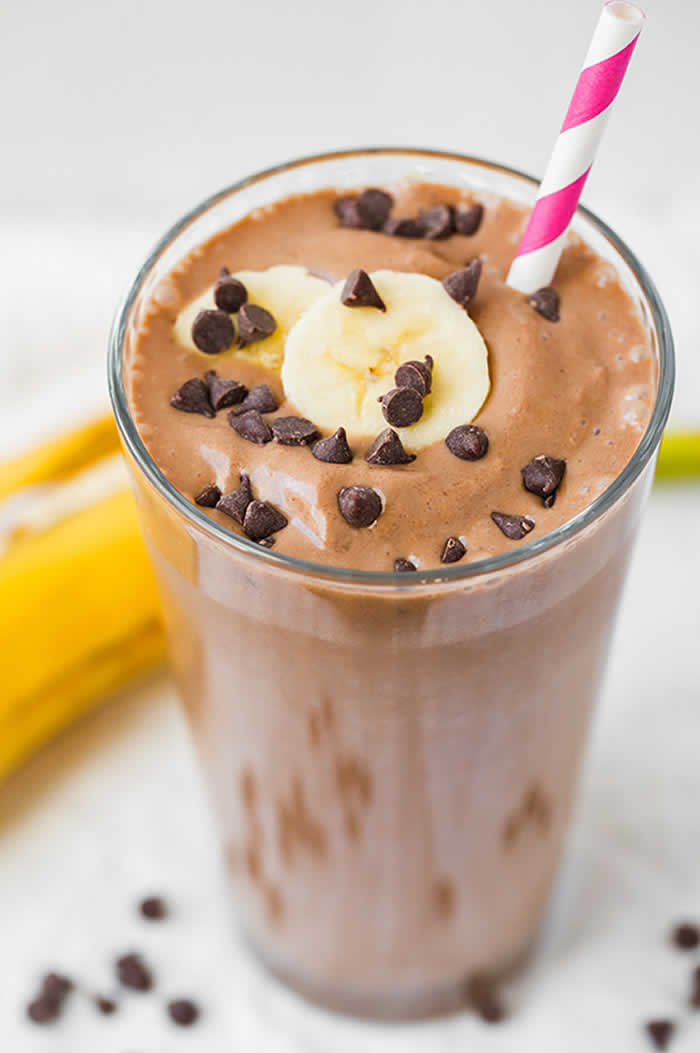 Chocolate and Peanut Butter Smoothie
