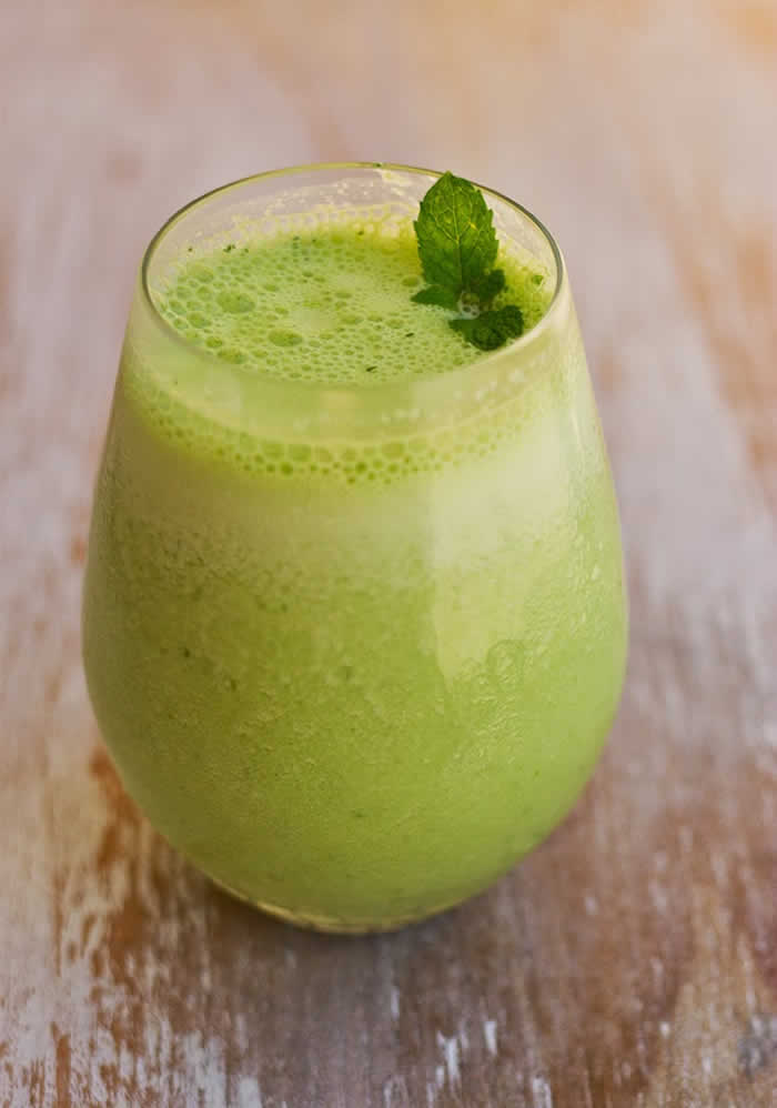 Tart Apple, Cucumber, and Mint Refresher