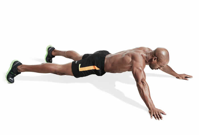 Plank on Elbows and Toes