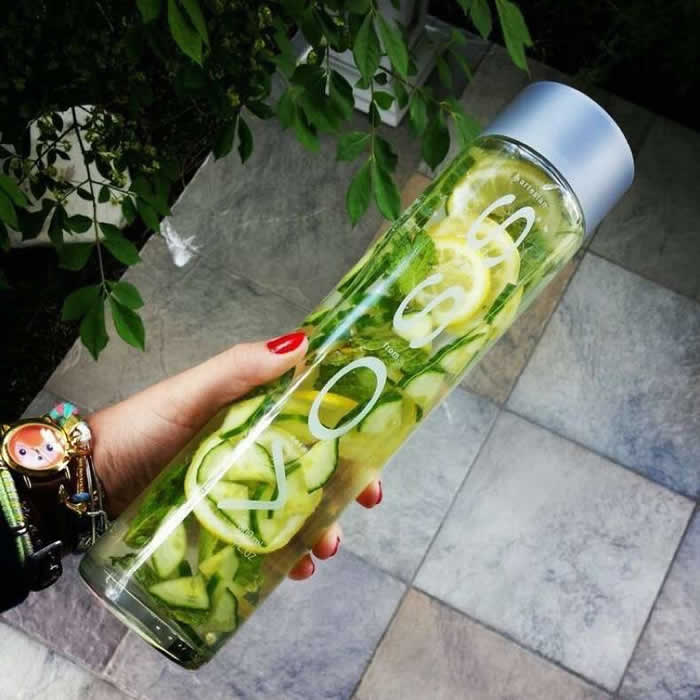 The belly fat burning cucumber drink