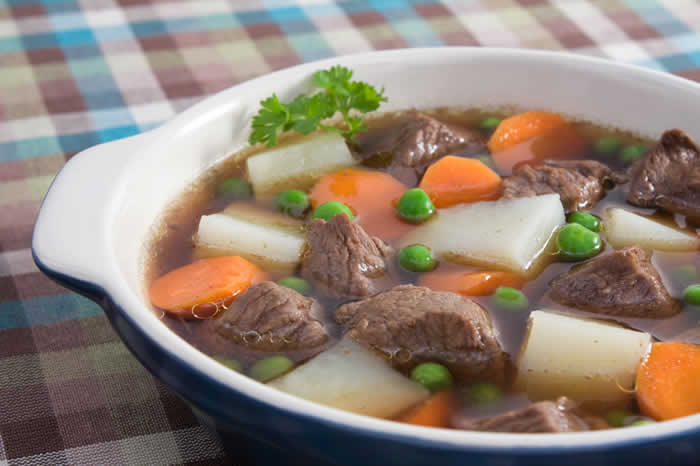 Winter Vegetable and Beef Soup
