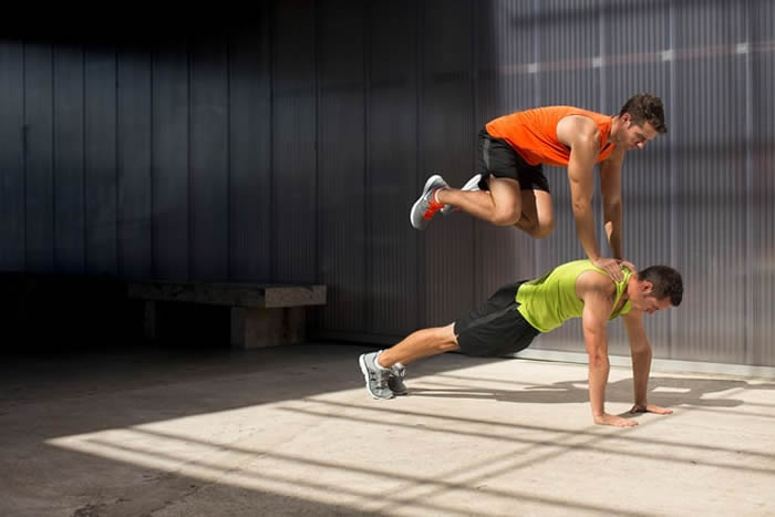 Partner Plank and Plyos