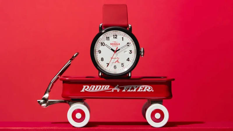 Shinola X Radio Flyer Detrola Watch is a Summer-Ready Stunner