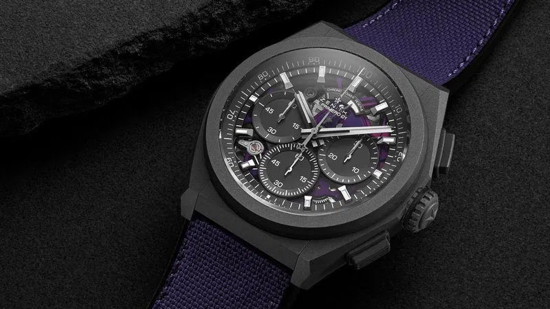  The Purple Color of Zenith’s Newest Watch Is Inspired By its High Frequency