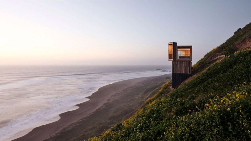  Two holiday cabins in Chile with stunning view over the Pacific Ocean