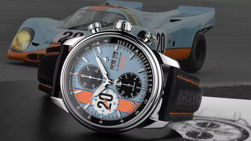  Detroit Watch Company M1-LE MAN Race-Inspired Watch