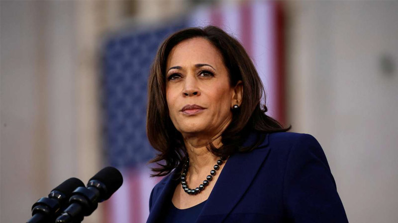  Kamala Harris mocked for touting over a ‘yellow school bus: ‘They really can’t let her talk in public’