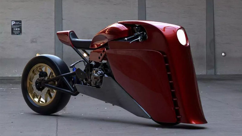  ZIGGY MOTO Futuristic Motorcycle with a Modern Front End