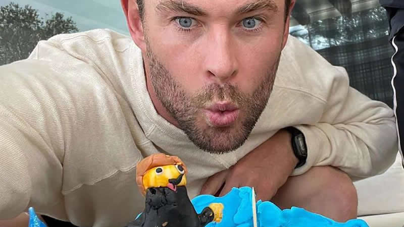  Chris Hemsworth Celebrates 38th Birthday with Special Cake Baked by His Kids: ‘Giant Sugary Heap of Joy’